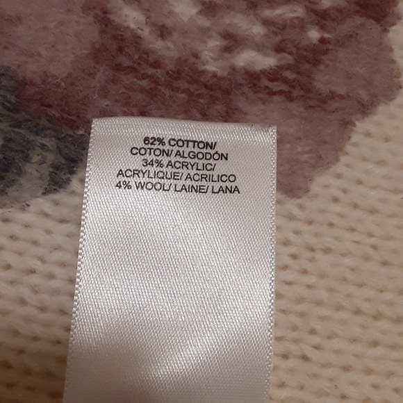 NWT, Lucky Brand, Los Angeles, Cotton Blend, Floral Pullover, Size Large - Picture 4 of 9